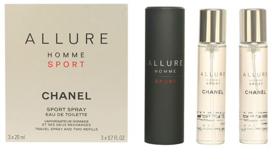 Allure Homme Sport Eau De Toilette Vaporizzatore 3X20 60 ml