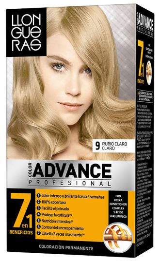 Colore dei capelli Advance colore # 9-Light Blond