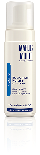 Mousse liquida per capelli alla cheratina 150 ml