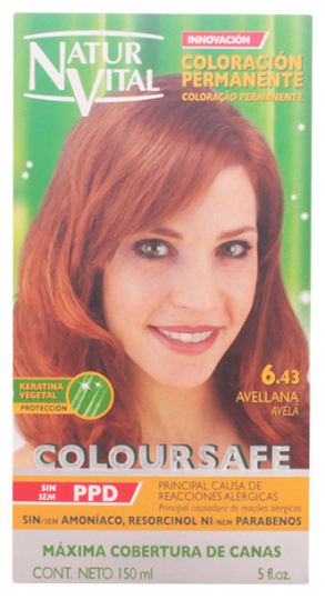 Colore permanente dei capelli 6.43 Nocciola 150 ml