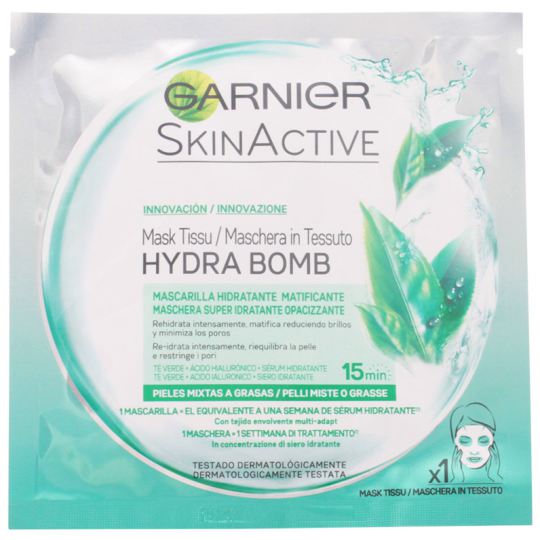 Idratante Maschera per il viso Hydrabomb Skinactive Matificant