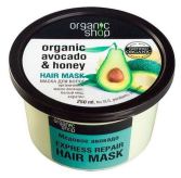 Maschera per capelli riparatrice al miele e avocado 250 ml