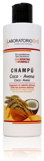 Shampoo al cocco e farina d'avena con cheratina 250 ml