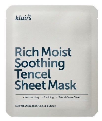 Ricca maschera umida e lenitiva Tencel Sheet Mask 25 ml