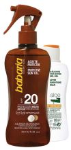 Olio Protettivo di Cocco Spf 20 di 200 ml + 1 Pezzo