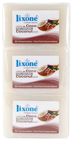 Sapone al cocco 100% naturale 3 x 125 gr