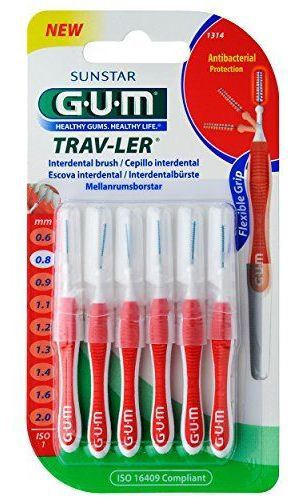 Trav-ler Interdental Brush iso1 1314 0,8mm 6 unità