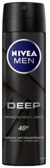 Vaporizzatore da uomo Deep Black Carbon Deo 150 ml