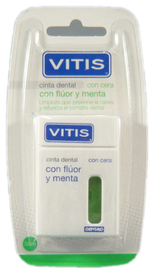 Nastro dentale fluorescente e menta 50 + 5 metri