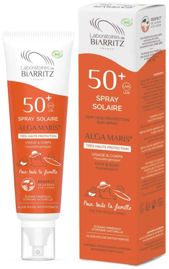 Spray solare viso e corpo