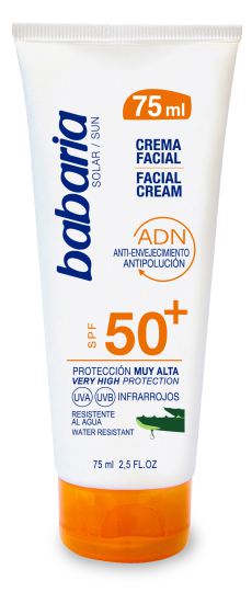 Crema solare viso Spf 50 da 75 ml