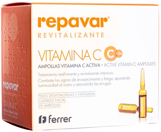 Rivitalizzante Vitamina C Fiale Attivo 20 Ampollas Repavar