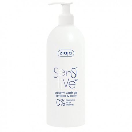 Gel Detergente Viso e Corpo Sensibile per Pelli Sensibili 400 ml