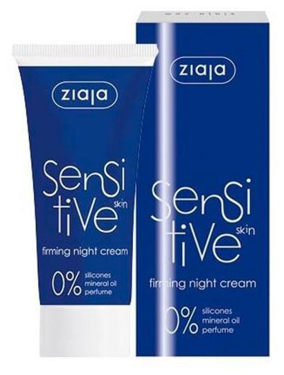 Crema da notte rassodante sensibile per pelli sensibili 50 ml