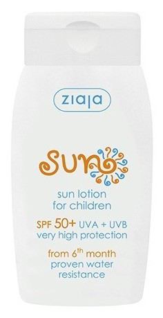 Crema solare per bambini Spf50 + 125 ml