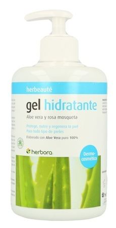 Gel idratante organico all'Aloe Vera e Rosa Mosqueta 500 ml