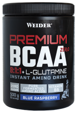 Premium Bcaa 8: 1: 1 + Lglutamina Blue Raspberry 500 gr