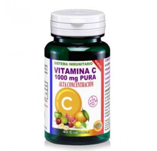 Pure Vitamin C 40 Capsule 1 gr