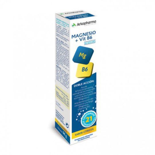 Magnesio + Vit B6 al gusto di agrumi 21 Compresse