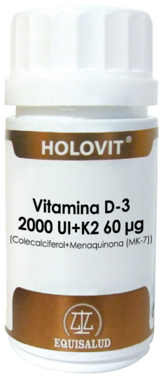 Holovit Vitamina D3 2.000 ui + K2 60 ag 50 tappo