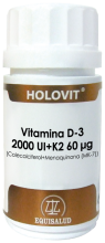 Holovit Vitamina D3 2.000 ui + K2 60 ag 50 tappo