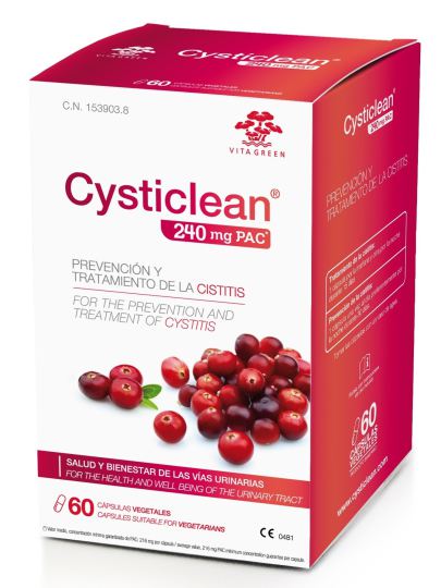 Cysticlean 240 mg 60 Capsula