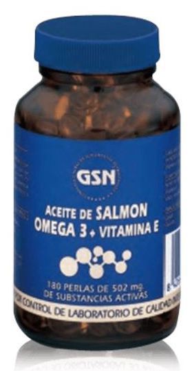 Omega 3 Salmon + + vit.E 180Perlas 500 Mg.