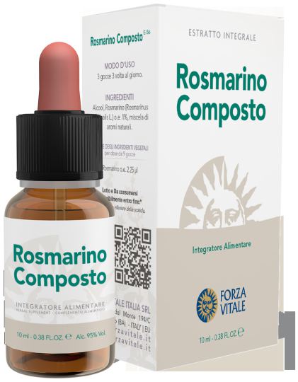 Rosmarino Compost (piombo) Metallo 10ml spagirica.