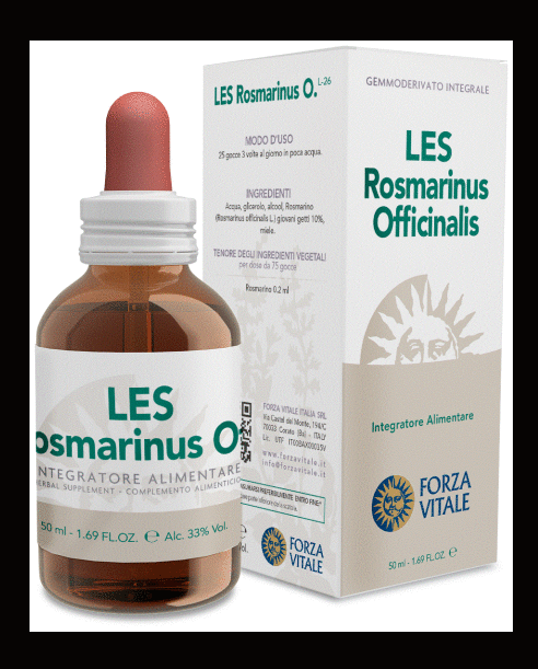 Rosmarinus officinalis Rosmarino Les 50ml.