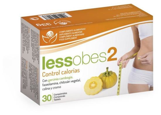 Lessobes 2 controllo delle calorie 30 compresse