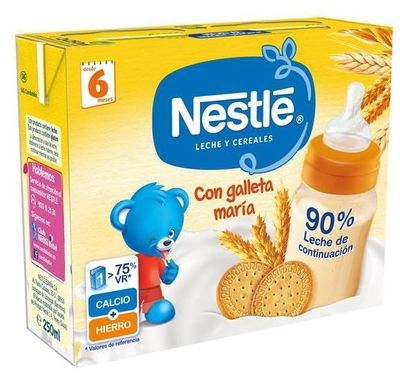 Latte e Cereali con Biscotti Maria 2x250ml