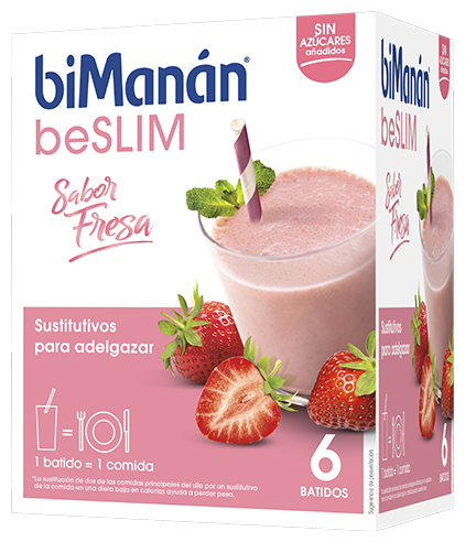 beSlim Strawberry Flavour Shake 6 Unità