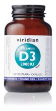 Vitamina D3 2000 IU (Vegan) 60 Capsule Vegetali