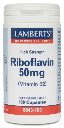 Vitamin B-2 50 mg Rivoflavina 100 Capsule