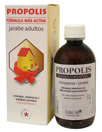 Propoli + H.alpinas (Echinacea) Sciroppo 200ml. Gricar