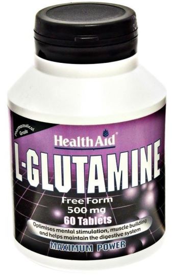 500mg L-glutammina. 60COMP. Health Aid