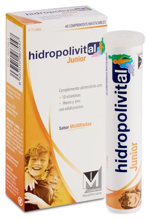 Hidropolivital Junior 40 compresse