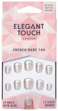 French Bare 144 False Nails 24 unità