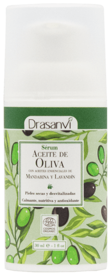 Siero facciale all'olio d'oliva biologico 30 ml