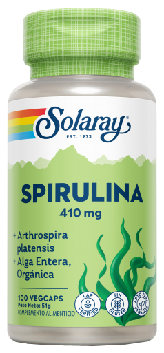 Spirulina 410 mg 100 Capsules