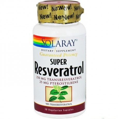 Super Resveratrol 250 mg 30 Capsules