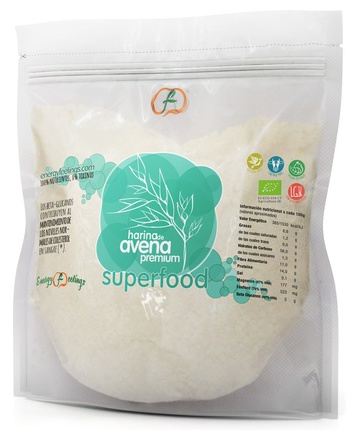 Farina d&#39;avena Eco Flour Gluten Free confezione xxl 1 kg