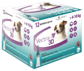 Vectra 3D Solucion spot-on para perros de 4 a 10 kg