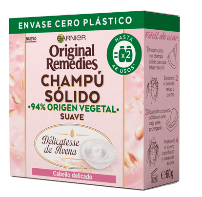 Shampoo Solido Avena 60 gr